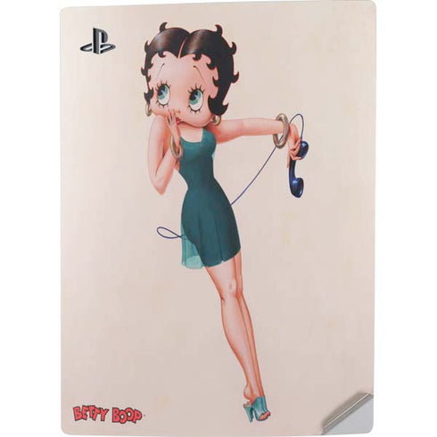 Betty Boop On the Phone PS5 Digital Edition Console Skin